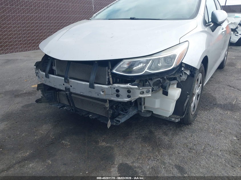 2017 Chevrolet Cruze Ls Auto VIN: 3G1BC5SM6HS528572 Lot: 45281178