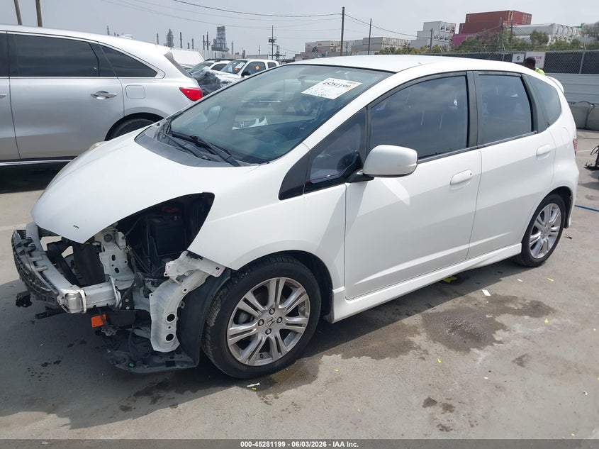 Vin: jhmge8h66as018935, lot: 45779023, honda fit sport 20102