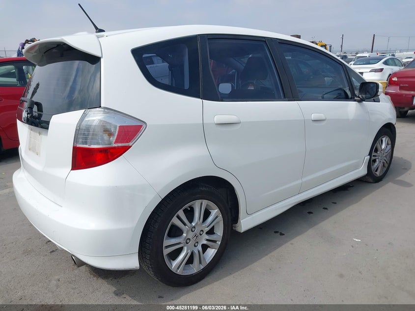 Vin: jhmge8h66as018935, lot: 45779023, honda fit sport 20104