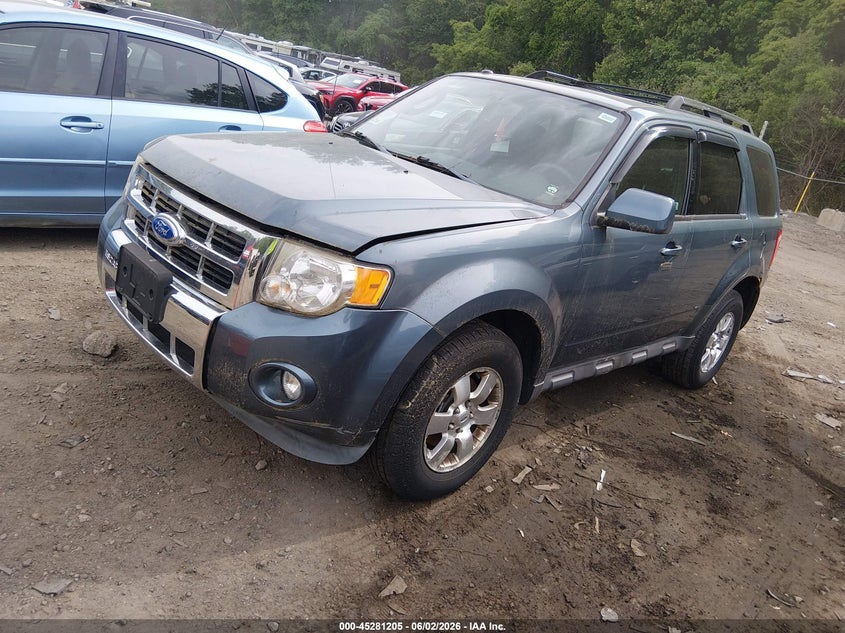 1FMCU9E70CKB60508 2012 Ford Escape 2.5 Limited blue