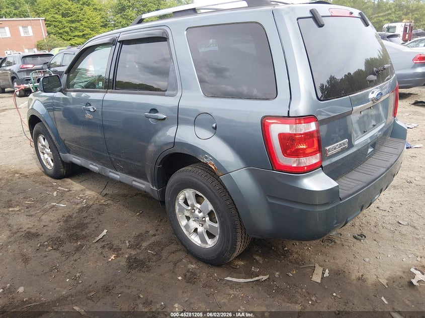 2012 Ford Escape 2.5 Limited blue Lot 111045281205 Vin 1FMCU9E70CKB60508