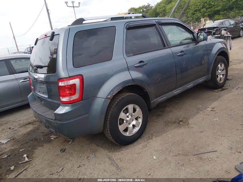 2012 Ford Escape 2.5 Limited blue Lot 111045281205 Vin 1FMCU9E70CKB60508