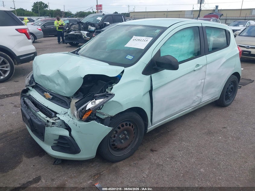 Vin: kl8cb6sa8hc745663, lot: 45779039, chevrolet spark ls cvt 20172