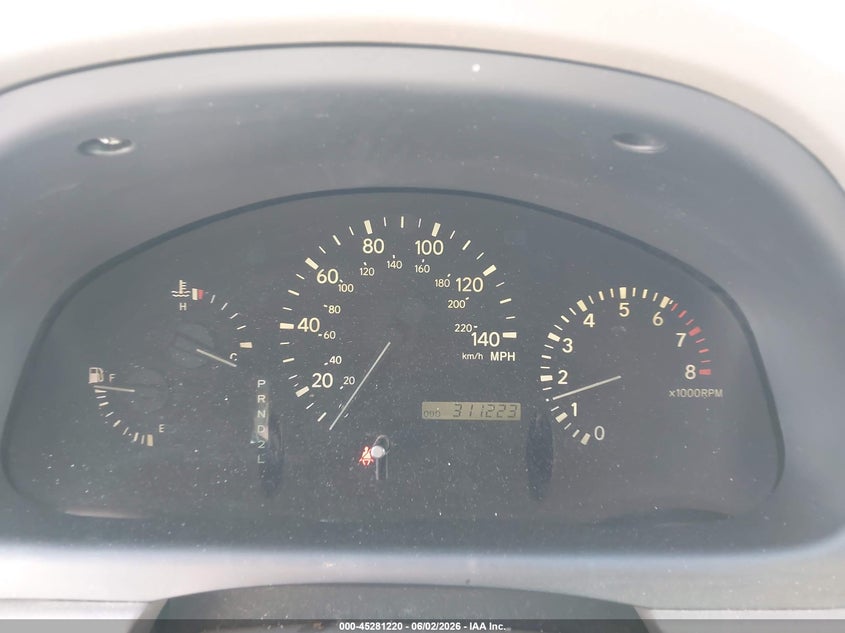2001 Lexus Rx 300 VIN: JTJHF10UX10231724 Lot: 45281220