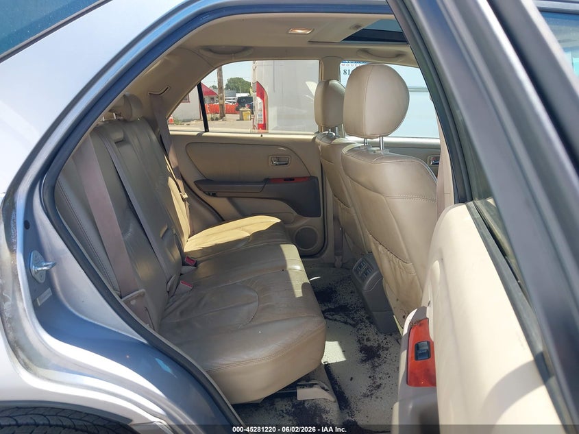 2001 Lexus Rx 300 VIN: JTJHF10UX10231724 Lot: 45281220