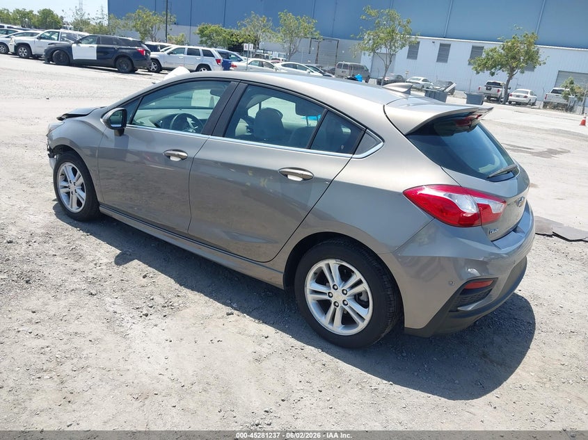 Vin: 3g1be6smxhs597975, lot: 45779061, chevrolet cruze lt auto 20173