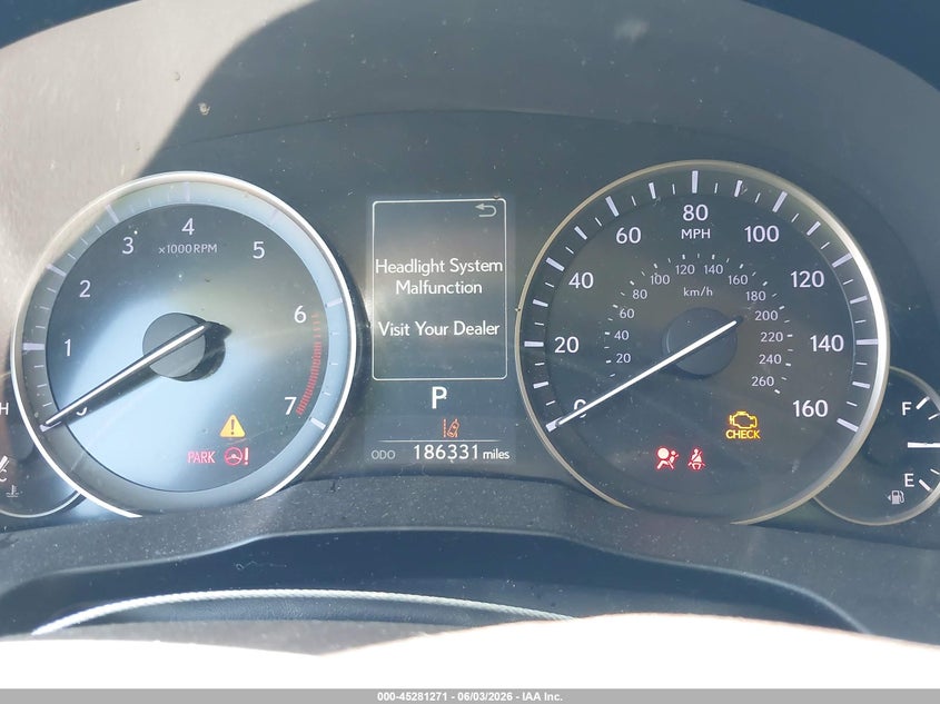 2016 Lexus Es 350 VIN: JTHBK1GG7G2235276 Lot: 45281271