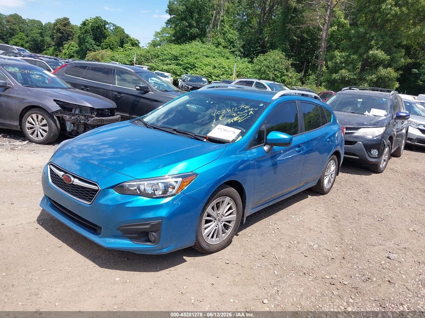 Vin: 4s3gtad60j3718142, lot: 45779102, subaru impreza 2.0i premium 20182
