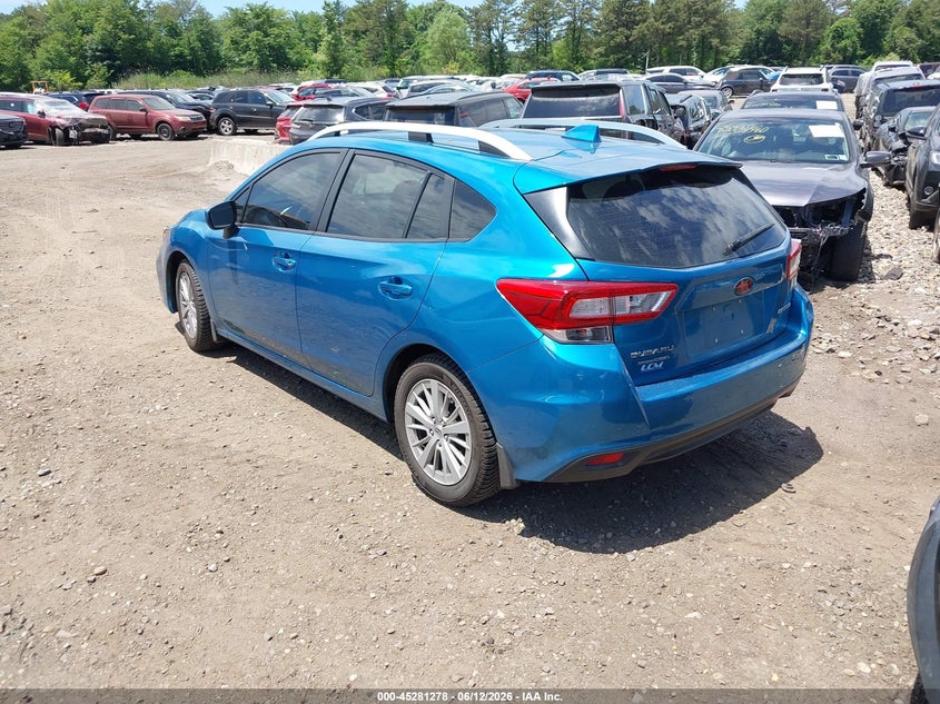 Vin: 4s3gtad60j3718142, lot: 45779102, subaru impreza 2.0i premium 20183