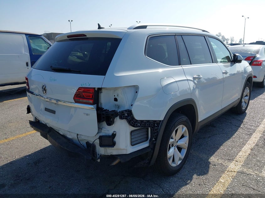 Vin: 1v2dp2ca6jc599837, lot: 45779111, volkswagen atlas 2.0t se/2.0t se w/technology 20184