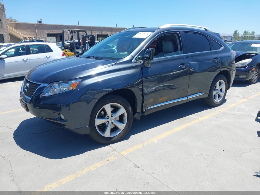 Vin: jtjzk1ba1b2003362, lot: 45779180, lexus rx 350 20112