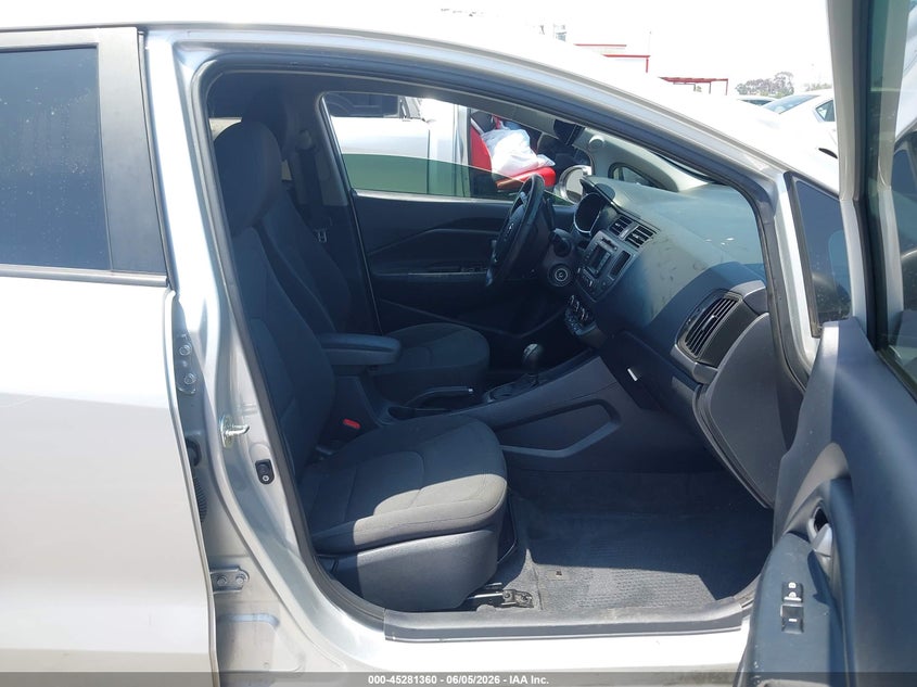 KNADN4A33D6271055 2013 Kia Rio 1.6 Sx silver