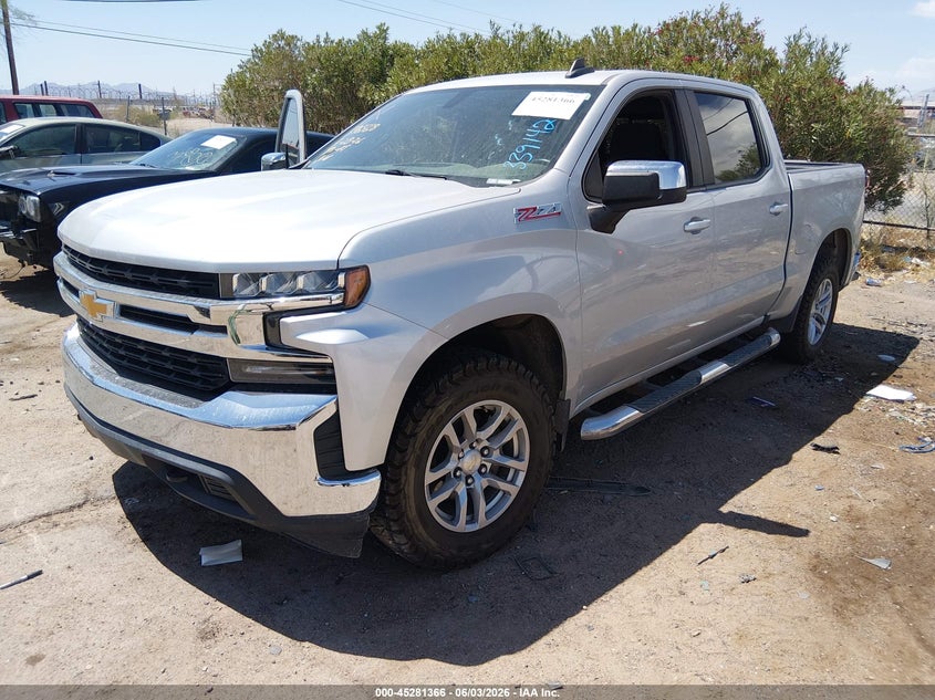 Vin: 1gcuyded7lz339142, lot: 45779189, chevrolet silverado 1500 4wd  short bed lt 20202