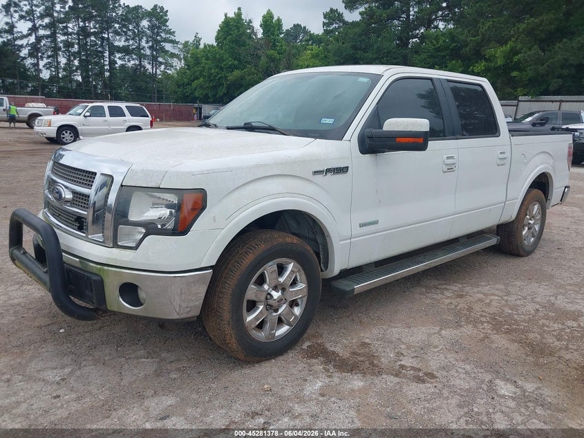 Vin: 1ftfw1ctxcfb83283, lot: 45779202, ford f-150 lariat 20122