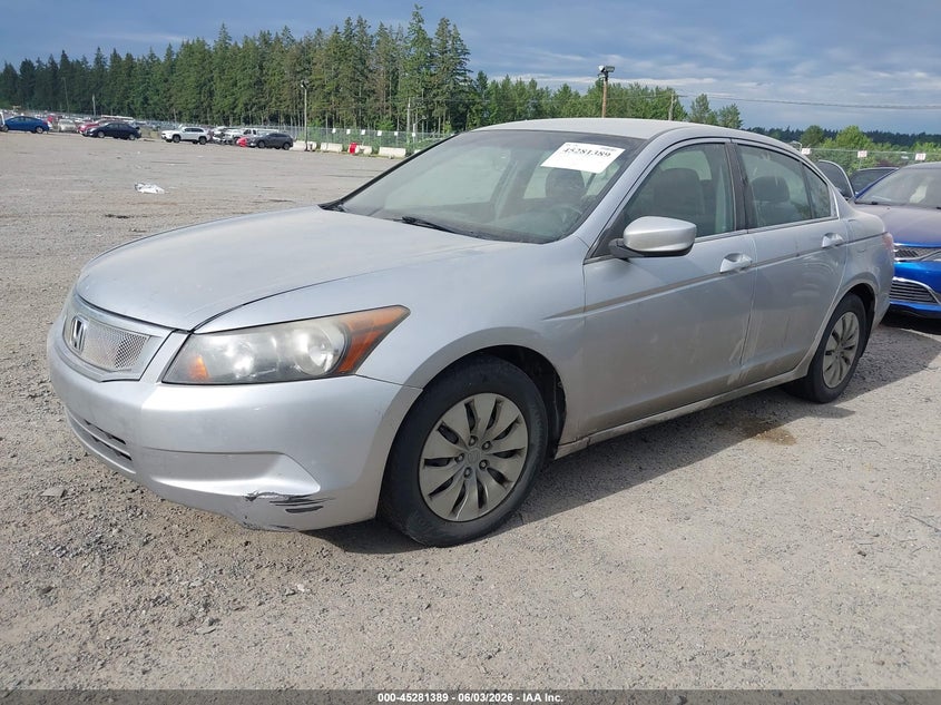 2008 Honda Accord 2.4 Lx JHMCP26328C033189 photo 1