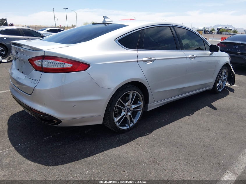 Vin: 3fa6p0k9xdr261195, lot: 45779214, ford fusion titanium 20134