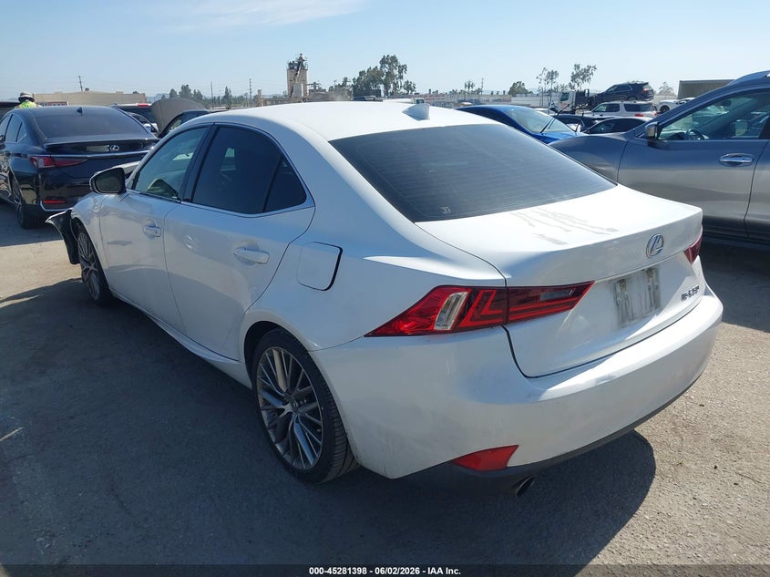 Vin: jthbf1d2xf5074769, lot: 45779222, lexus is 250 20153