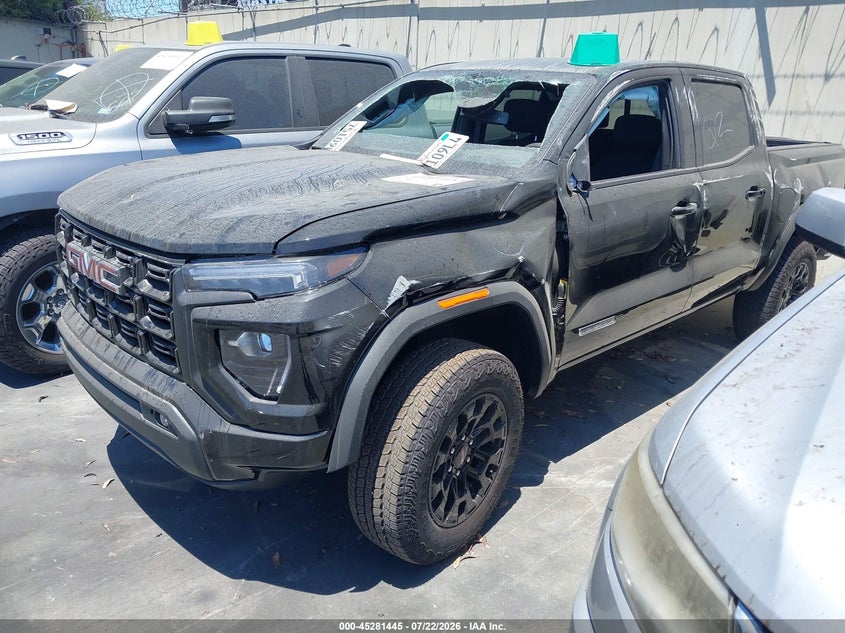 Vin: 1gtp1bek9t1216400, lot: 45779269, gmc canyon elevation, rwd 20262