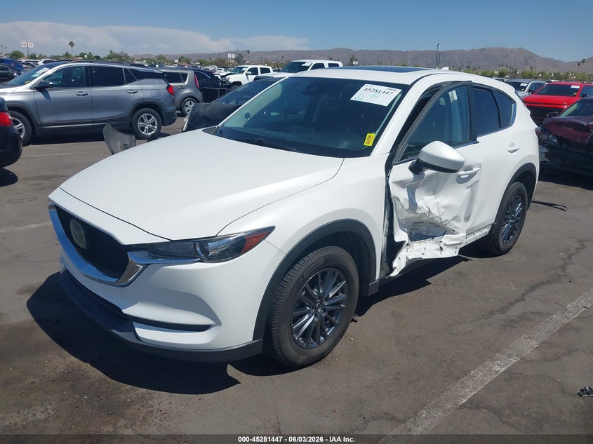 Vin: jm3kfacm0k0698650, lot: 45779271, mazda cx-5 touring 20192