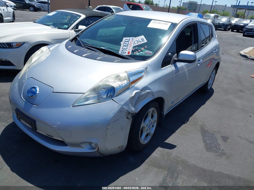 Vin: 1n4az0cpxdc413427, lot: 45779274, nissan leaf sv 20132