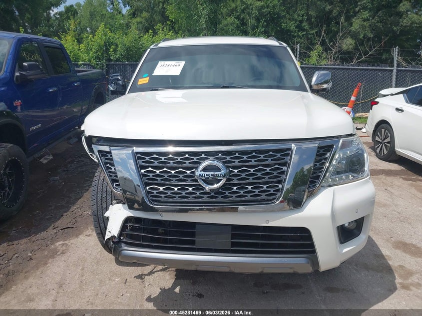 2018 Nissan Armada Platinum VIN: JN8AY2NE2J9735206 Lot: 45281469