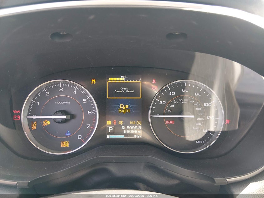 2020 SUBARU CROSSTREK auction photo 7