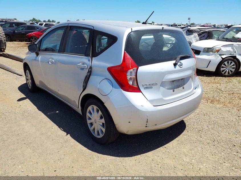Vin: 3n1ce2cp0fl379275, lot: 45779323, nissan versa note s (sr)/s plus/sl/sr/sv 20153