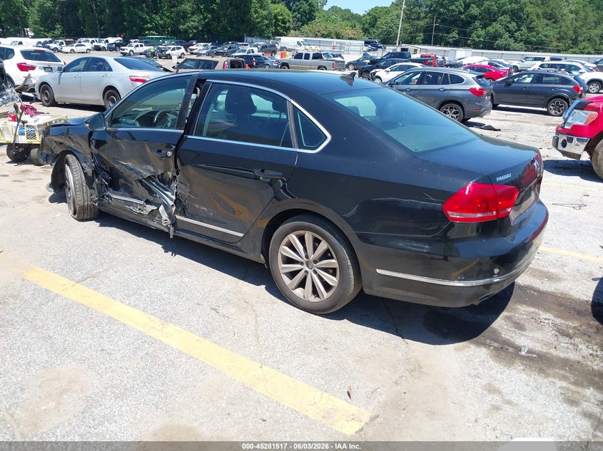2012 VOLKSWAGEN PASSAT auction photo 3