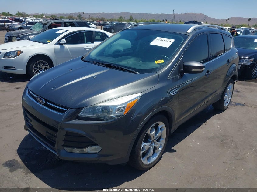 Vin: 1fmcu0j9xfub07407, lot: 45779343, ford escape titanium 20152