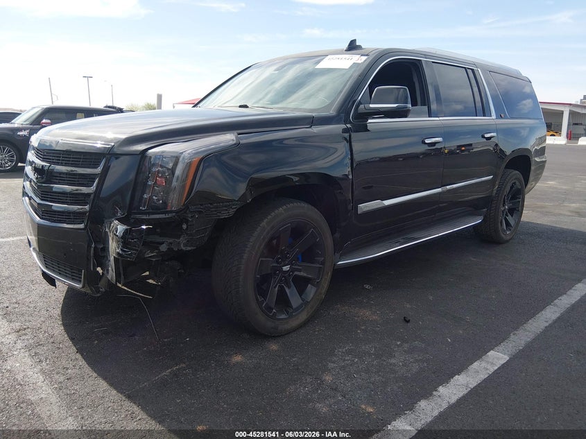 Vin: 1gys3gkj7gr483405, lot: 45779366, cadillac escalade esv standard 20162