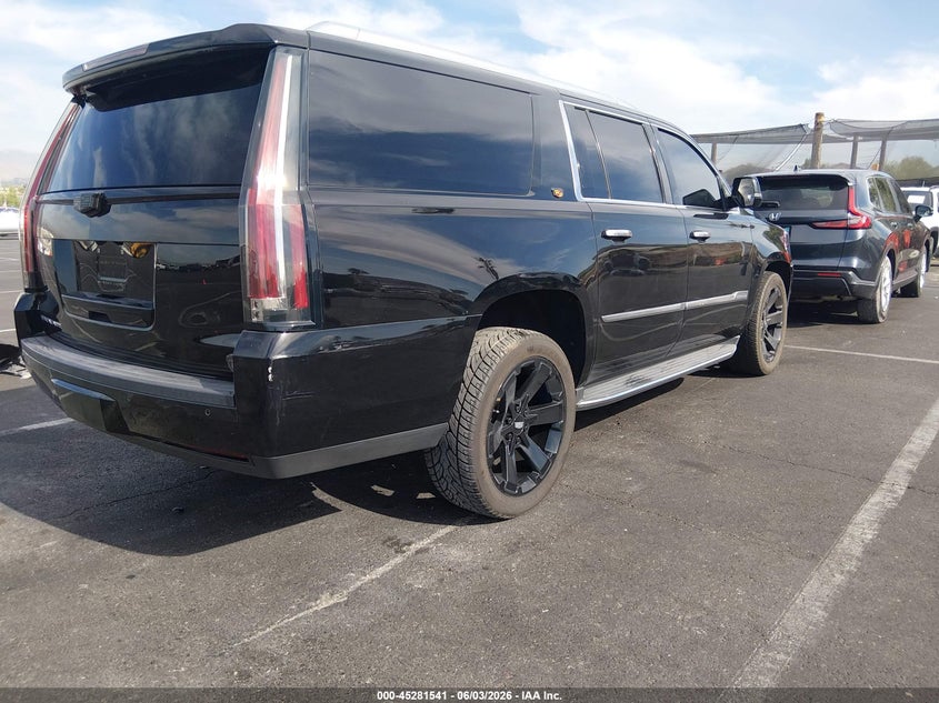 Vin: 1gys3gkj7gr483405, lot: 45779366, cadillac escalade esv standard 20164