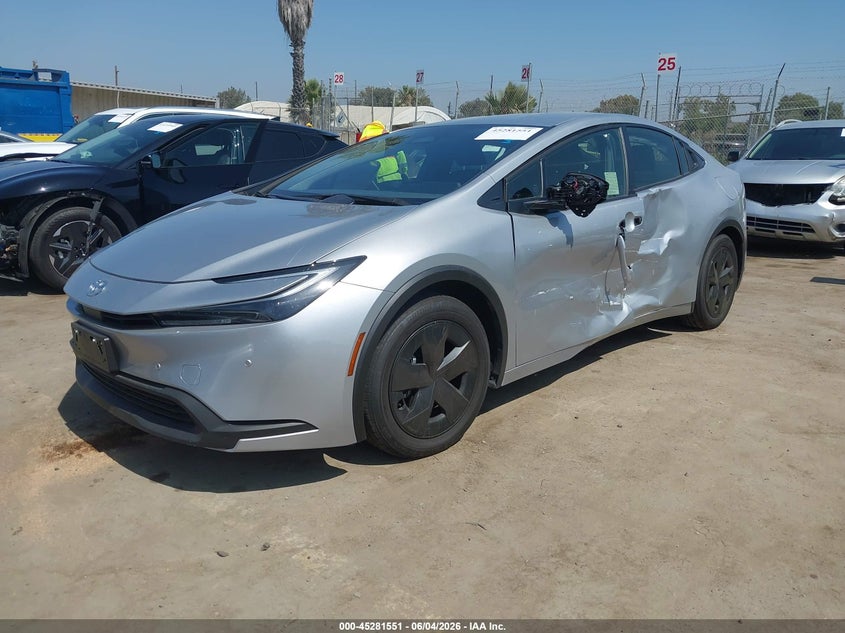 Vin: jtdacaau5s3061655, lot: 45779375, toyota prius le 20252