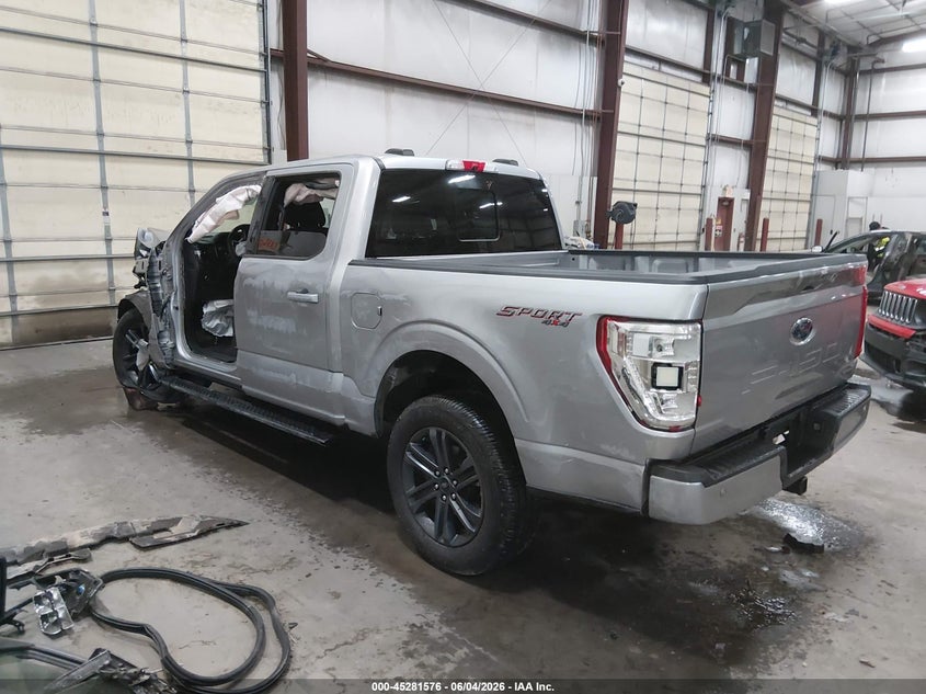 Vin: 1ftfw1e83mfb54931, lot: 45779400, ford f-150 xlt 20213