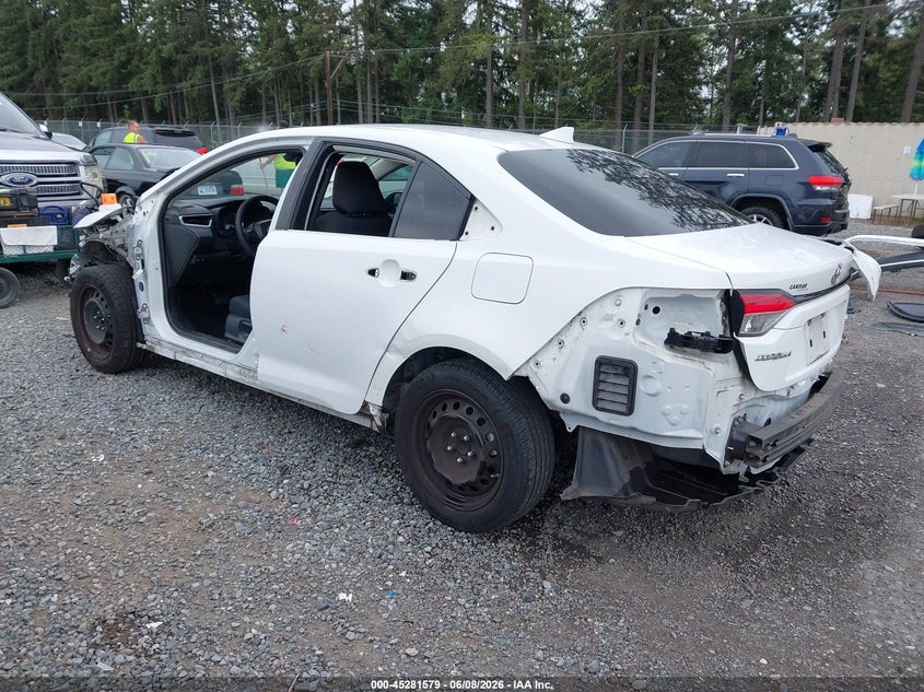 Vin: 5yfeprae1lp142416, lot: 45779403, toyota corolla le 20203