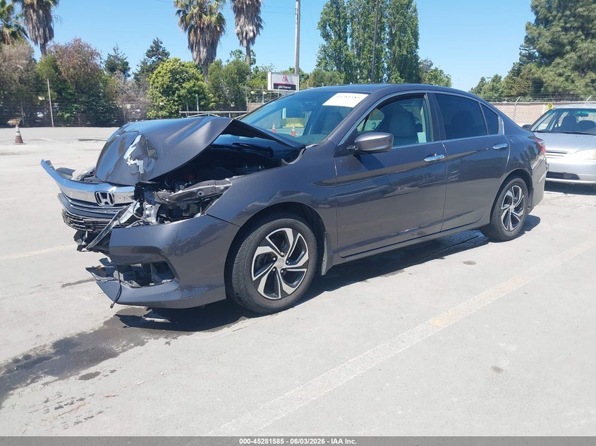 Vin: 1hgcr2f39ha222124, lot: 45779409, honda accord lx 20172
