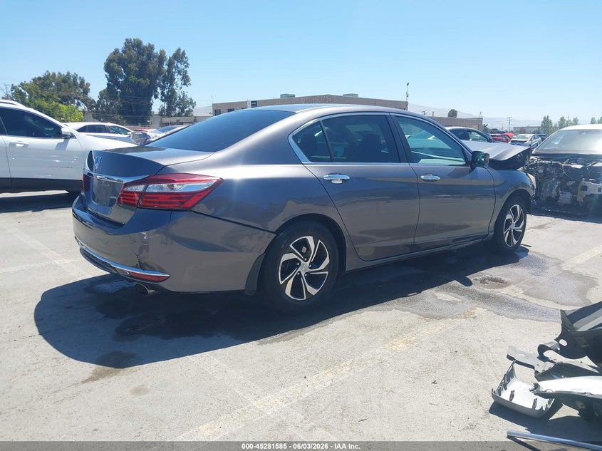 Vin: 1hgcr2f39ha222124, lot: 45779409, honda accord lx 20174