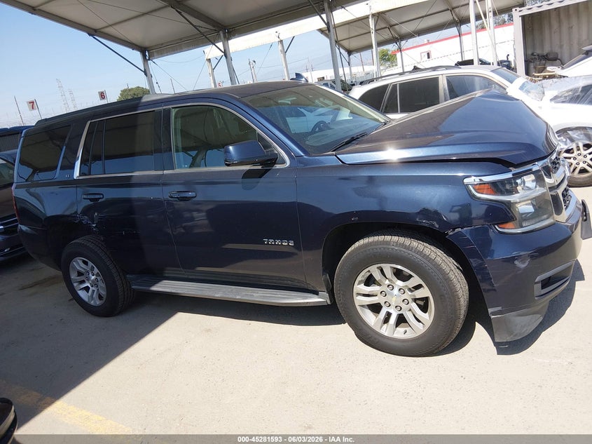 2017 Chevrolet Tahoe Lt VIN: 1GNSCBKC2HR166652 Lot: 45281593