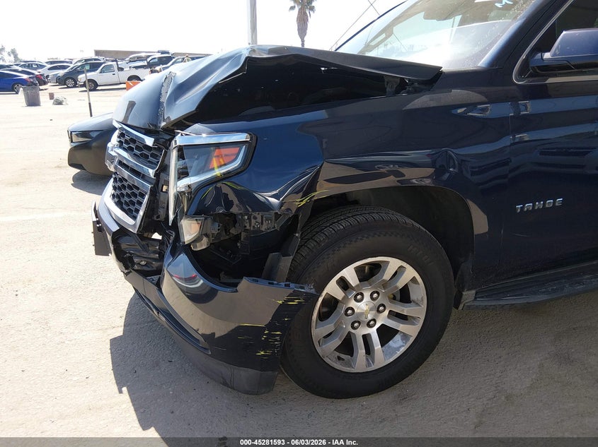 2017 Chevrolet Tahoe Lt VIN: 1GNSCBKC2HR166652 Lot: 45281593