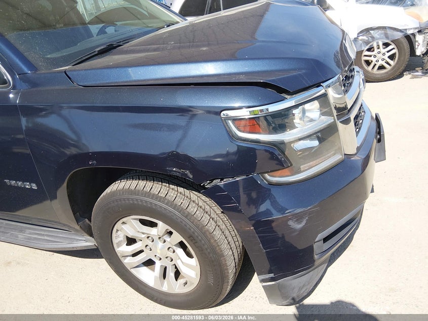 2017 Chevrolet Tahoe Lt VIN: 1GNSCBKC2HR166652 Lot: 45281593