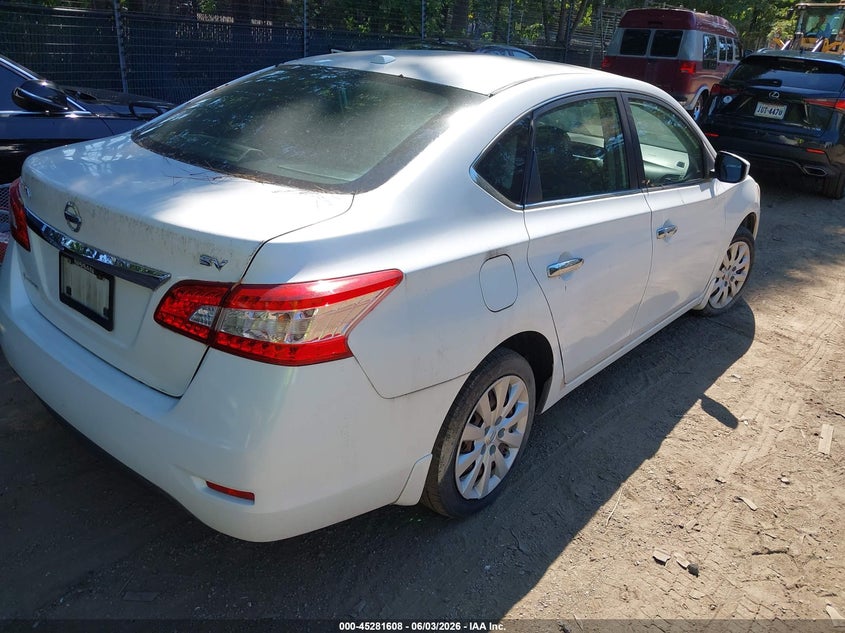 Vin: 3n1ab7ap0fy295301, lot: 45779432, nissan sentra sv 20154