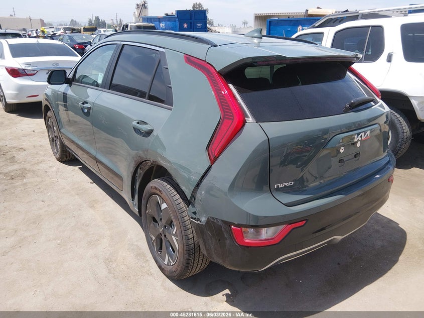 Vin: kndcr3l18s5145379, lot: 45779439, kia niro ev wind 20253