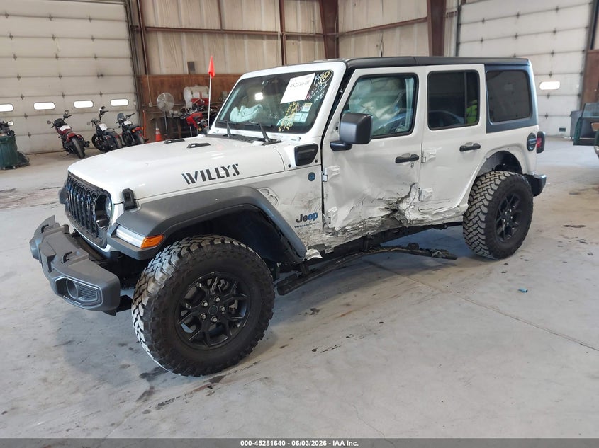 2025 JEEP WRANGLER 4XE auction photo 2