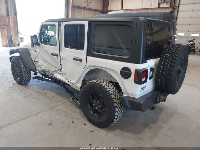 2025 JEEP WRANGLER 4XE auction photo 3