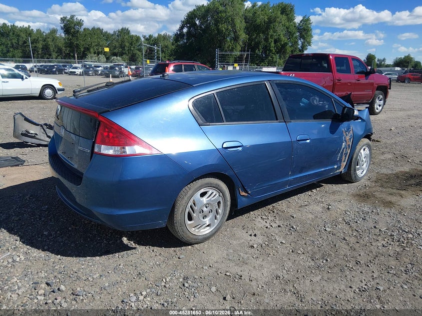 Vin: jhmze2h77as031451, lot: 45779474, honda insight ex 20104