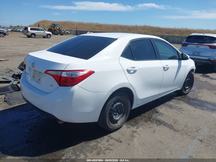 Vin: 5yfburhe5gp467450, lot: 45779488, toyota corolla le 20164