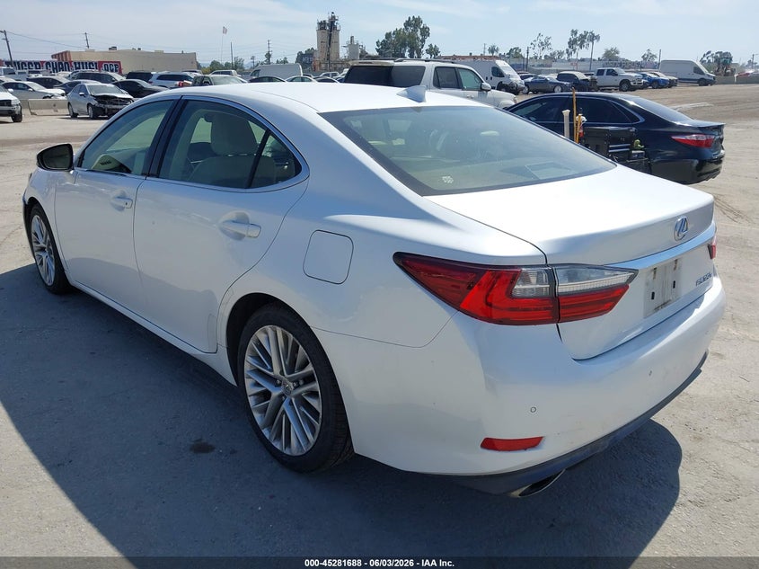 Vin: jthbk1gg7g2233995, lot: 45779512, lexus es 350 20163