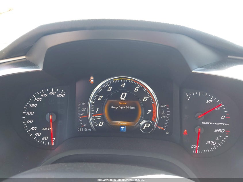 2015 Chevrolet Corvette Stingray VIN: 1G1YB2D70F5101253 Lot: 45281696