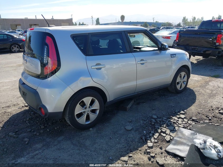 Vin: kndjn2a28g7859260, lot: 45779531, kia soul 20164