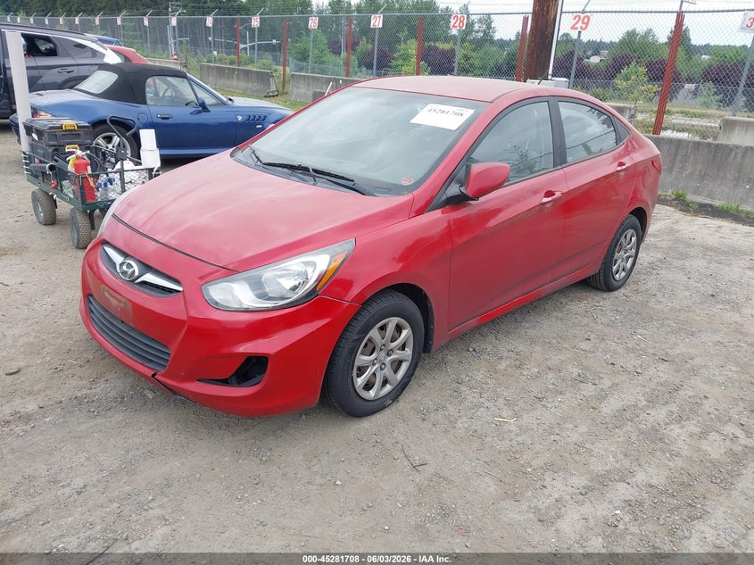Vin: kmhct4ae8eu743846, lot: 45779532, hyundai accent gls 20142