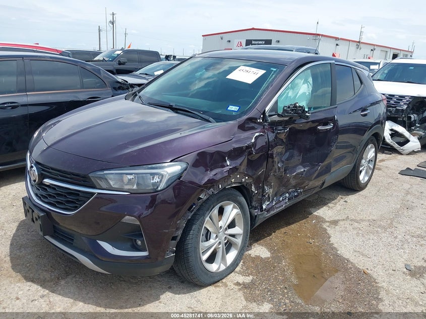Vin: kl4mmbs20mb100474, lot: 45779566, buick encore gx fwd preferred 20212